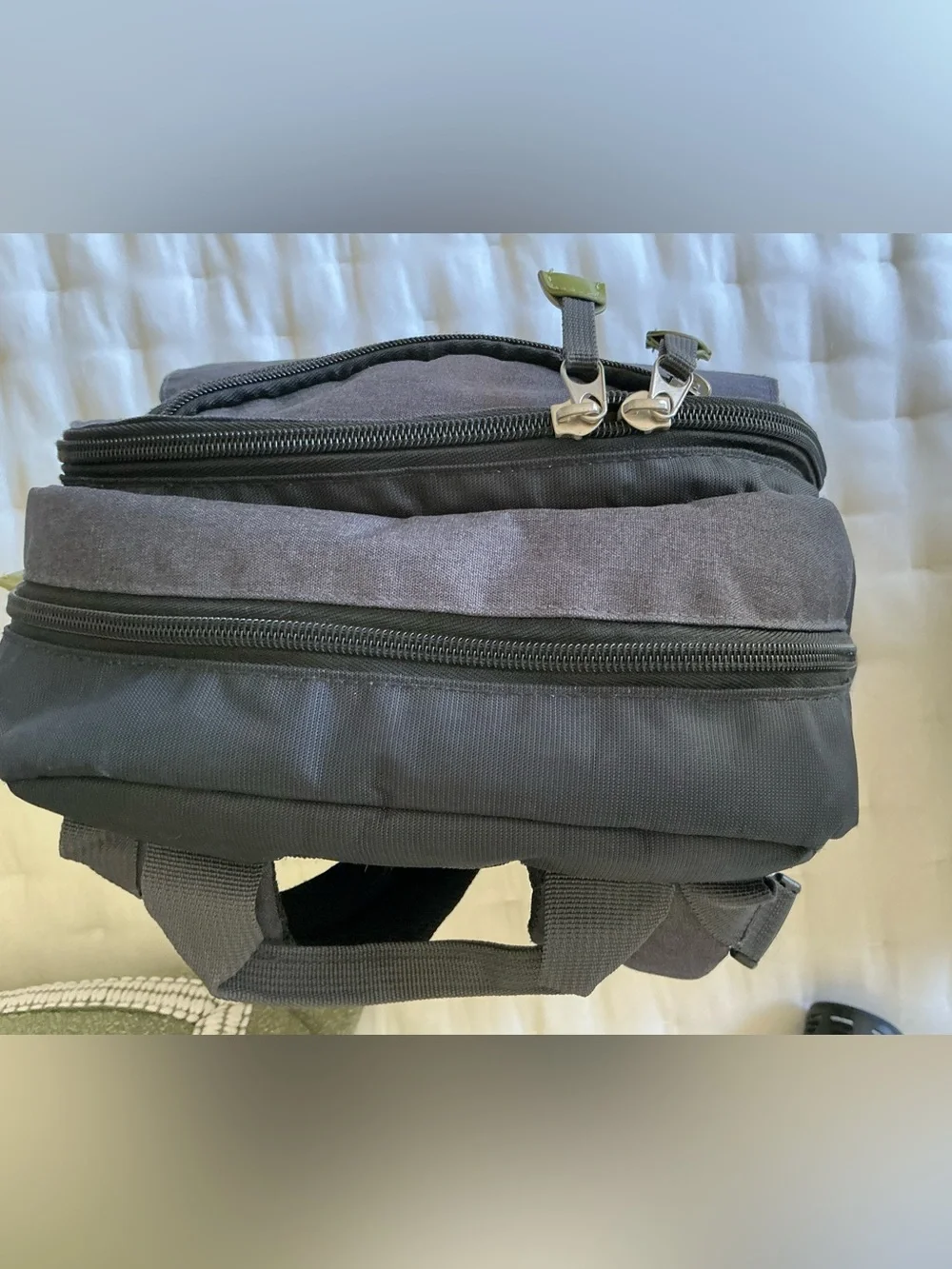 Eddie Bauer Places & Spaces Grey Heather Backpack Diaper Bag